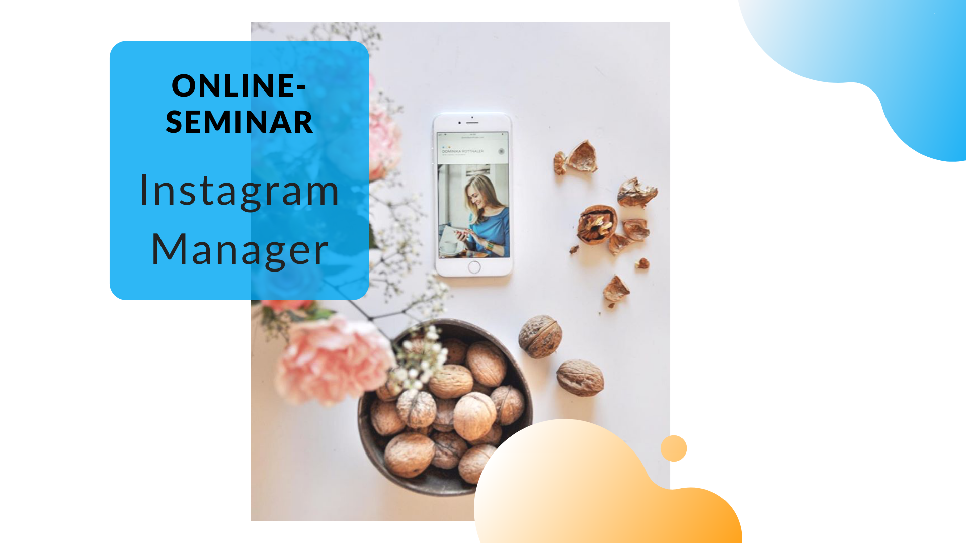 Online-Seminar Instagram Manager