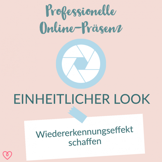 Professionelle Online-Präsenz einheitlicher Look