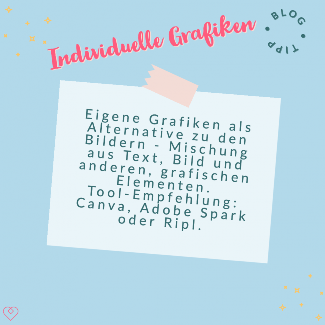 Moderne Mediendateien für Blogger_Eigene Grafiken
