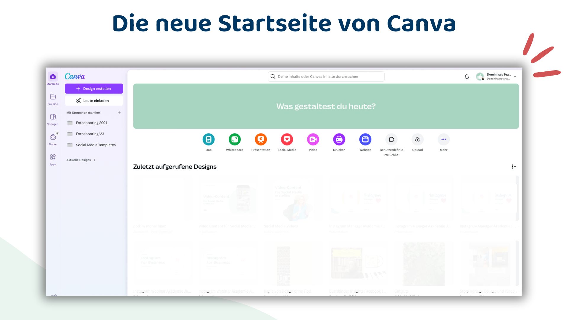 Canva Glow Up_Neue Startseite