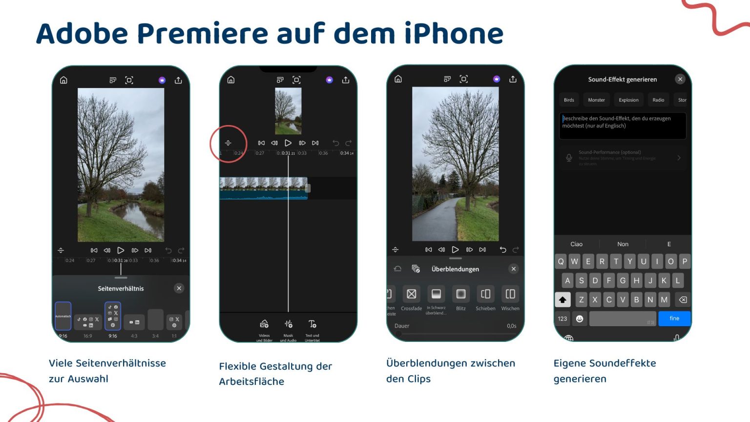 Adobe Premiere auf dem iPhone